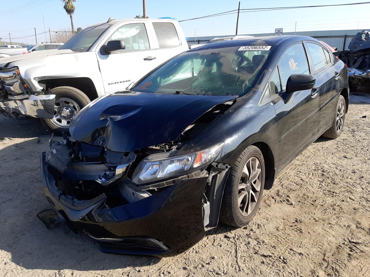 Photo 2 from auction – 2015 HONDA CIVIC EX with VIN 19XFB2F86FE292993