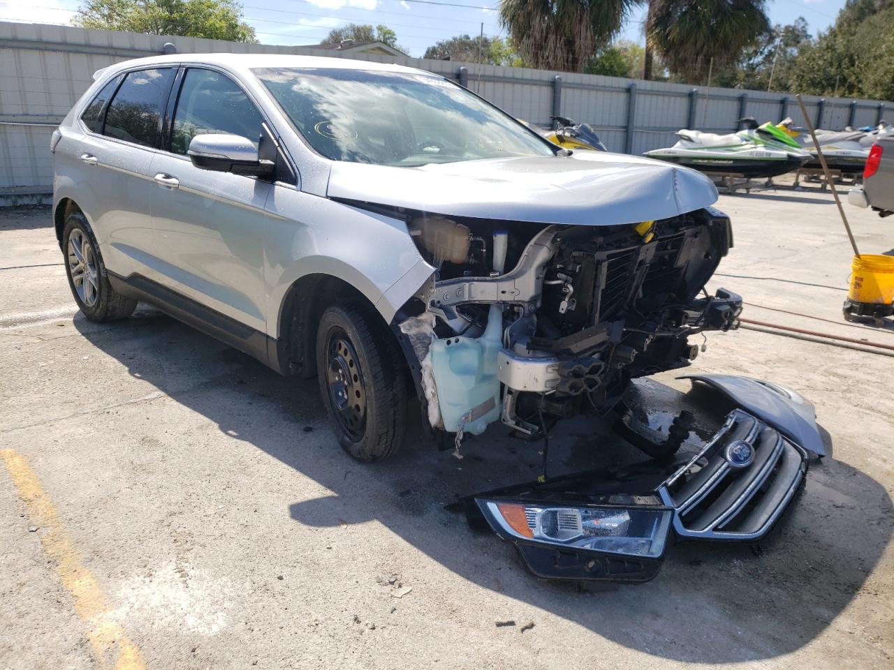 FORD EDGE TITAN 2017 with VIN 2FMPK3K99HBB89999 - Photo from auction