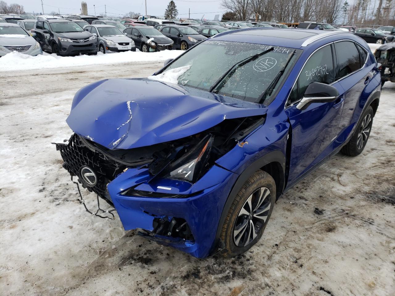 Photo 2 from auction – 2019 LEXUS NX 300 BAS with VIN JTJBARBZ0K2207448
