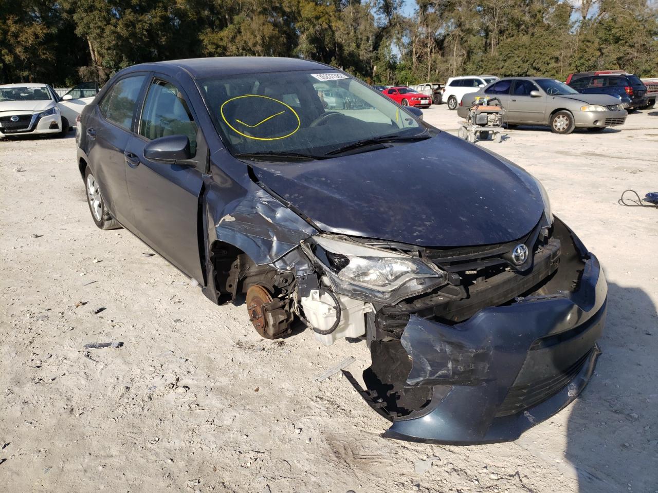 TOYOTA COROLLA L 2014 with VIN 2T1BURHE8EC093221 - Photo from auction