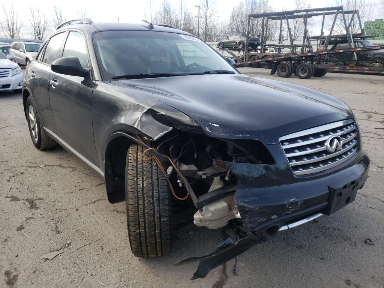 INFINITI FX35 2008 with VIN JNRAS08W58X203010 - Photo from auction