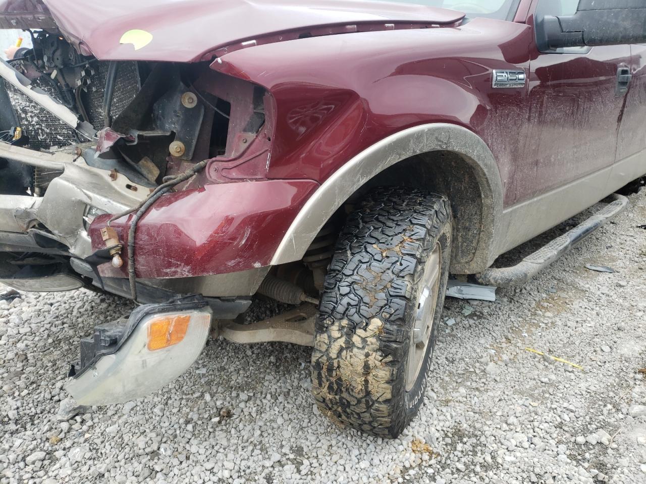 Photo 9 from auction – 2005 FORD F150 with VIN 1FTPX14565NA43421