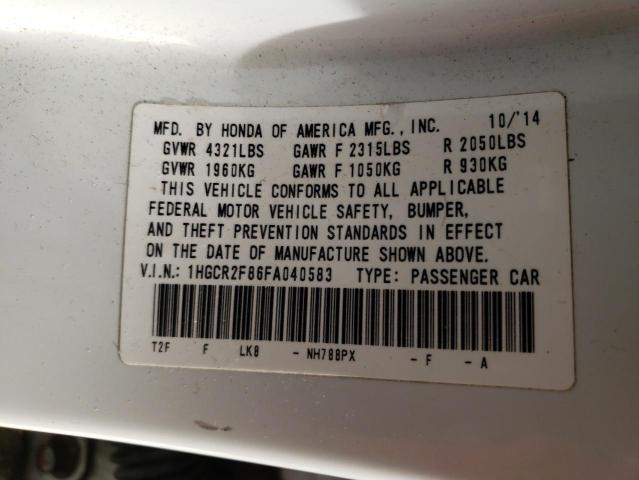 Photo 10 from auction – 2015 HONDA ACCORD EXL with VIN 1HGCR2F86FA040583
