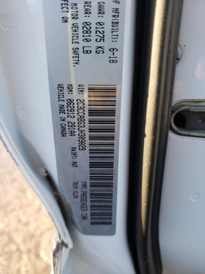 Photo 10 from auction – 2018 CHRYSLER 300 S with VIN 2C3CCABG3JH309029