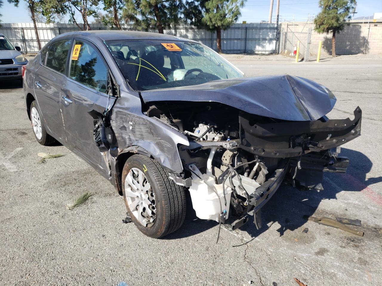 NISSAN SENTRA S 2017 with VIN 3N1AB7AP3HY380331 - Photo from auction