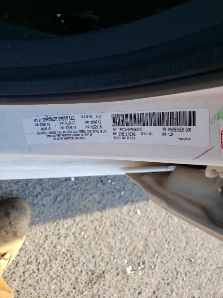 Foto 10 de la subasta – 2010 DODGE AVENGER R/ con VIN 1B3CC5FB2AN163507