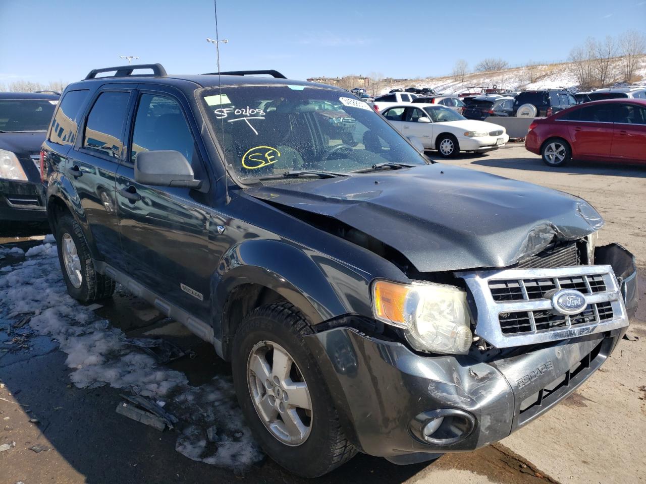FORD ESCAPE XLT 2008 with VIN 1FMCU93178KB90286 - Photo from auction