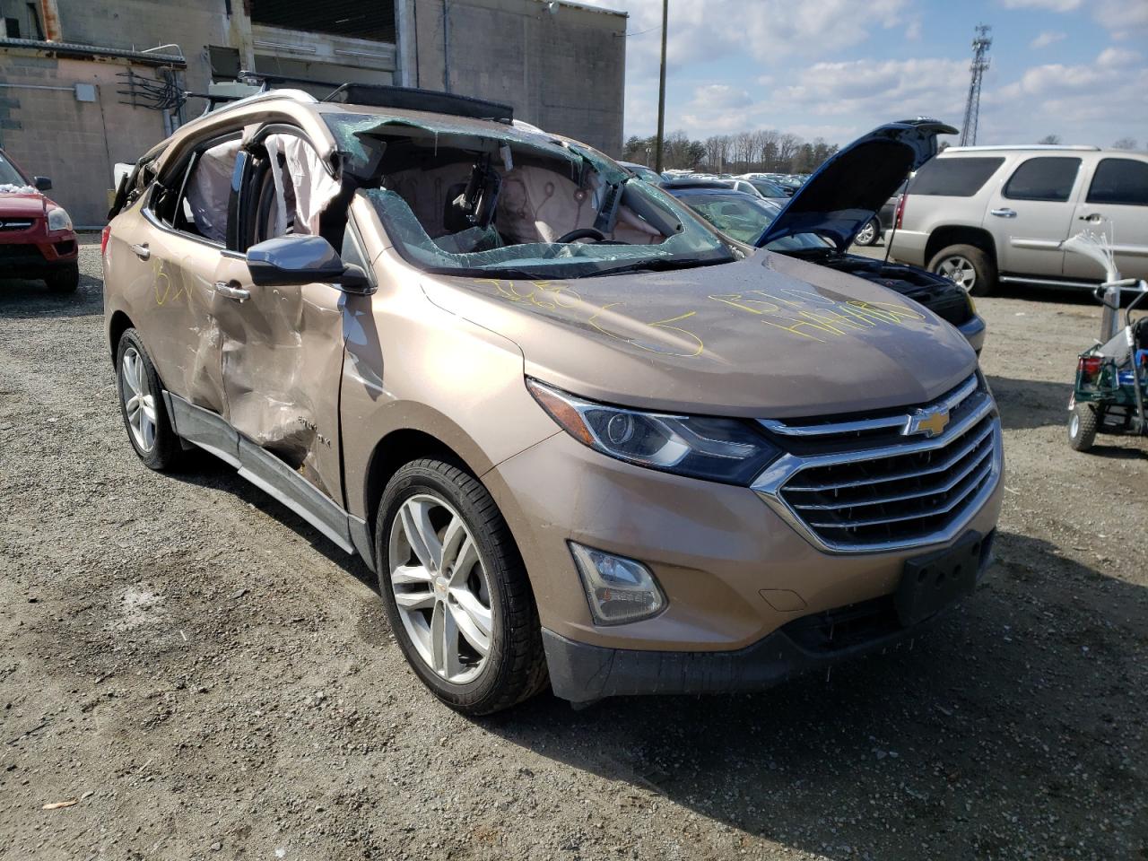 CHEVROLET EQUINOX PR 2018 with VIN 2GNAXNEX5J6158918 - Photo from auction