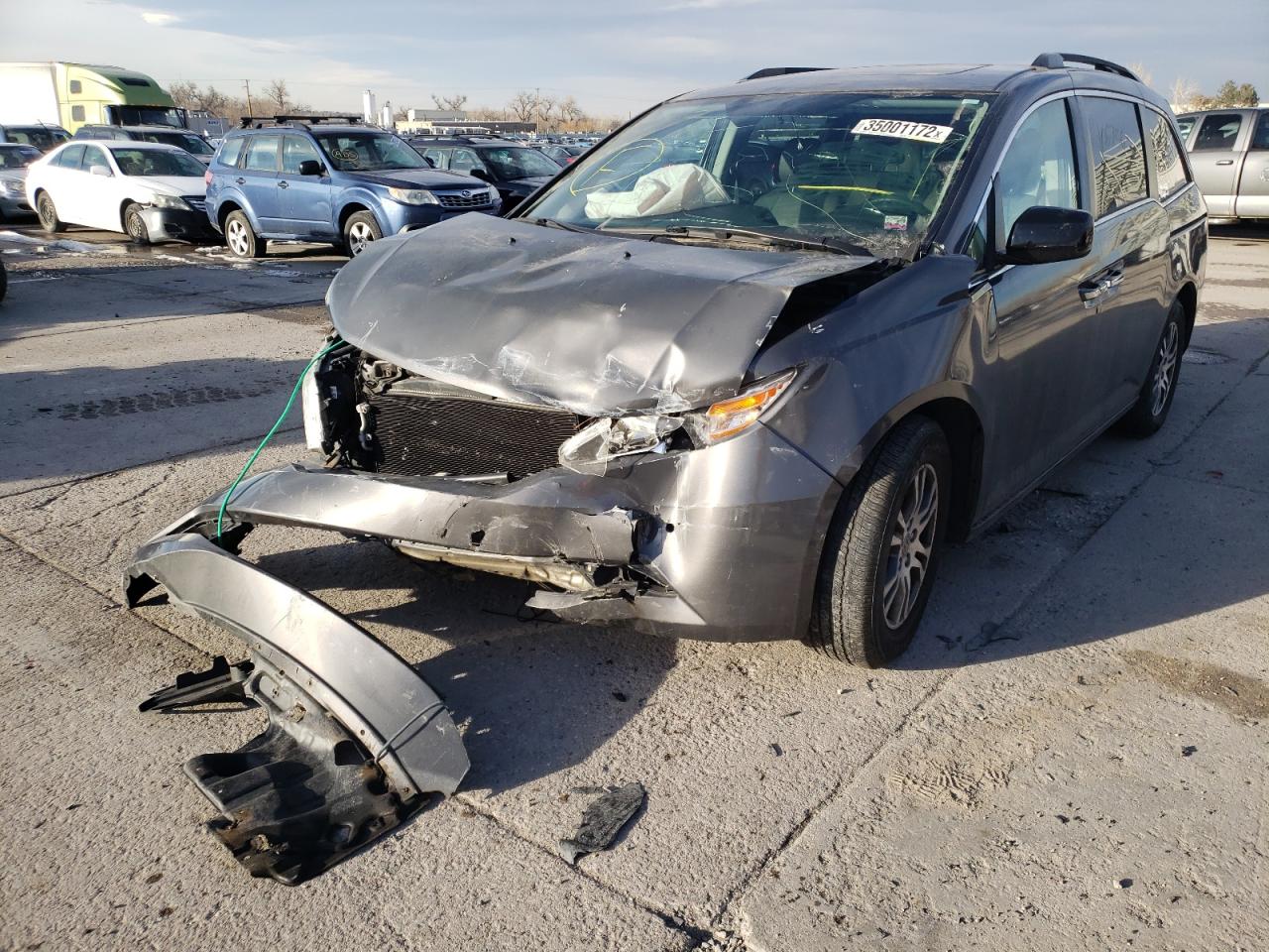 Photo 2 from auction – 2013 HONDA ODYSSEY EX with VIN 5FNRL5H69DB070561