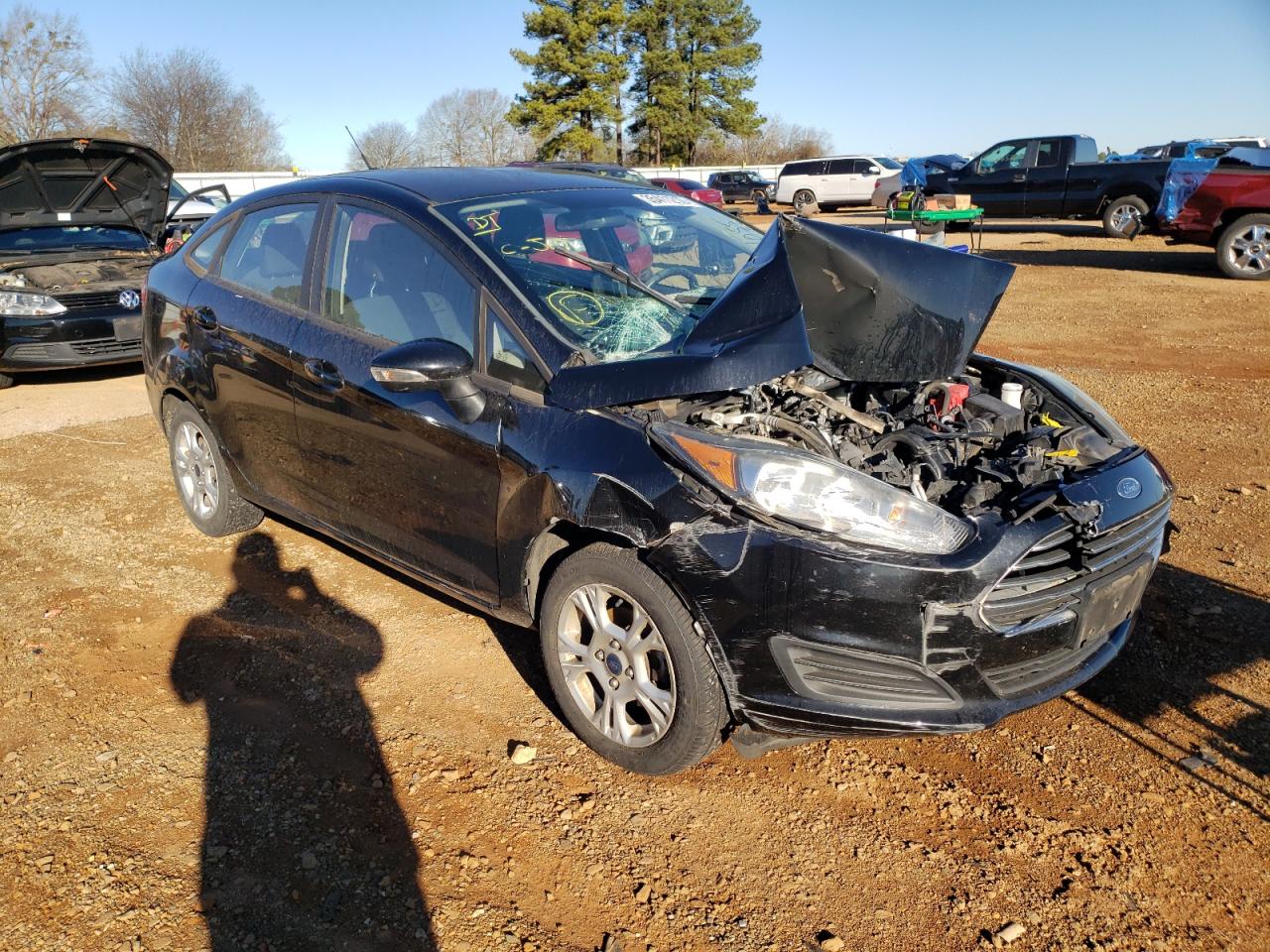 FORD FIESTA SE 2016 with VIN 3FADP4BJ5GM141055 - Photo from auction