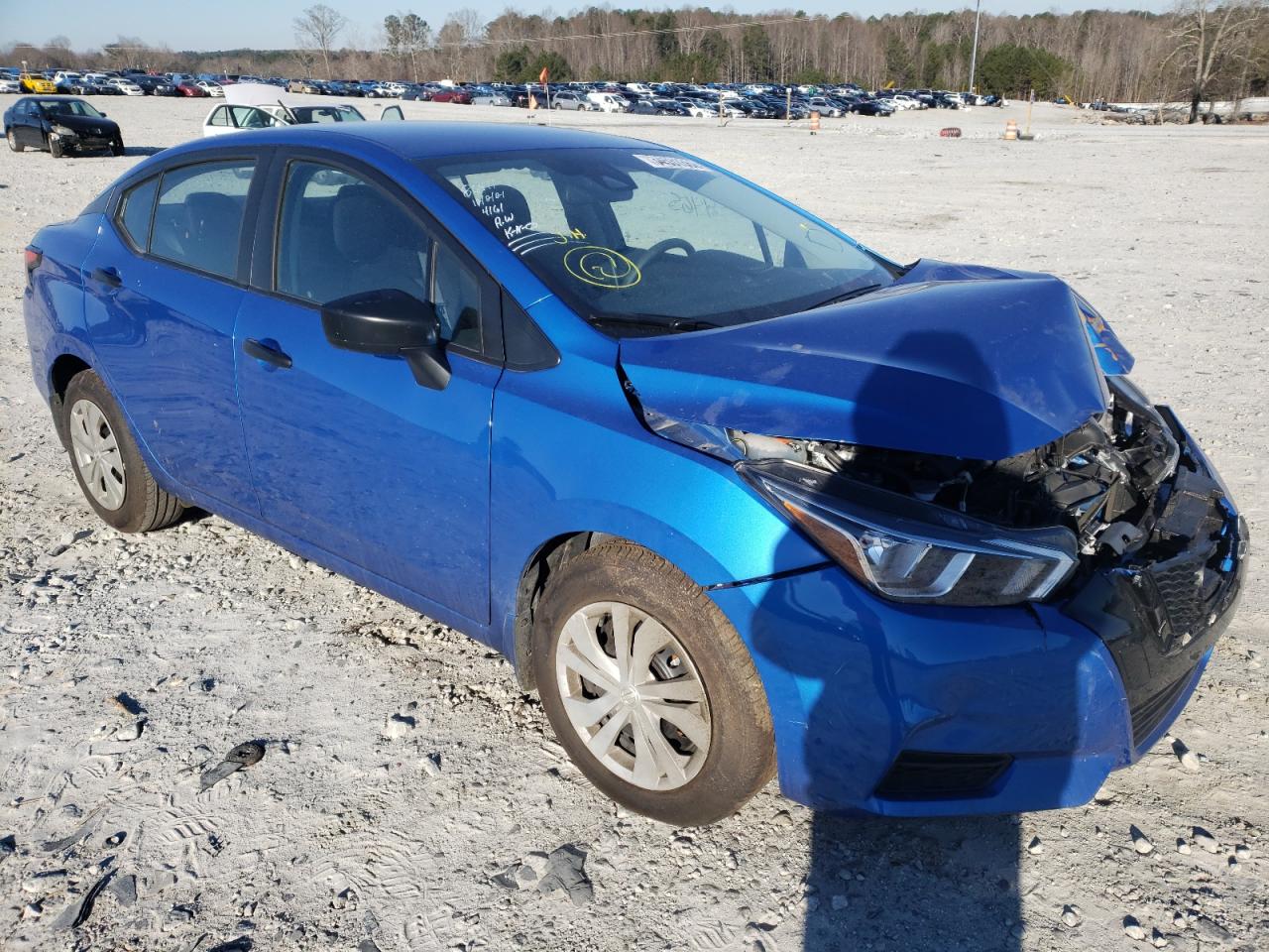 NISSAN VERSA S 2021 with VIN 3N1CN8DV0ML894161 - Photo from auction