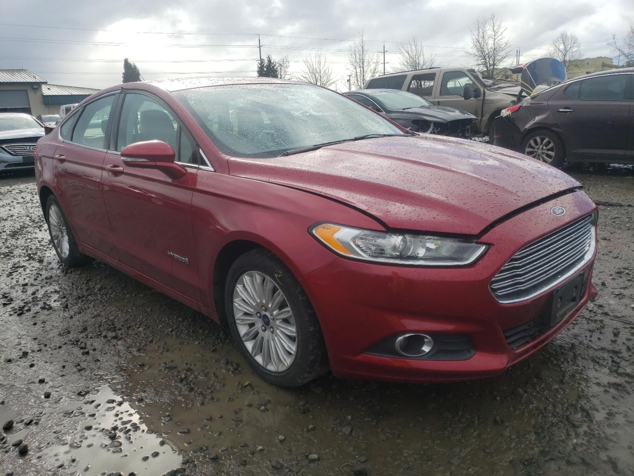 FORD FUSION 2013 with VIN 3FA6P0LU1DR345277 - Photo from auction