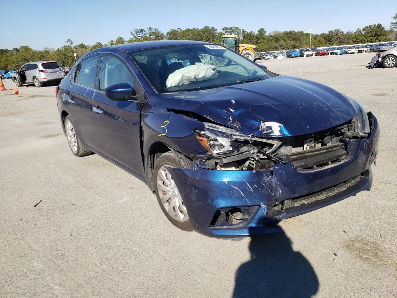 NISSAN SENTRA S 2016 with VIN 3N1AB7AP1GY251700 - Photo from auction