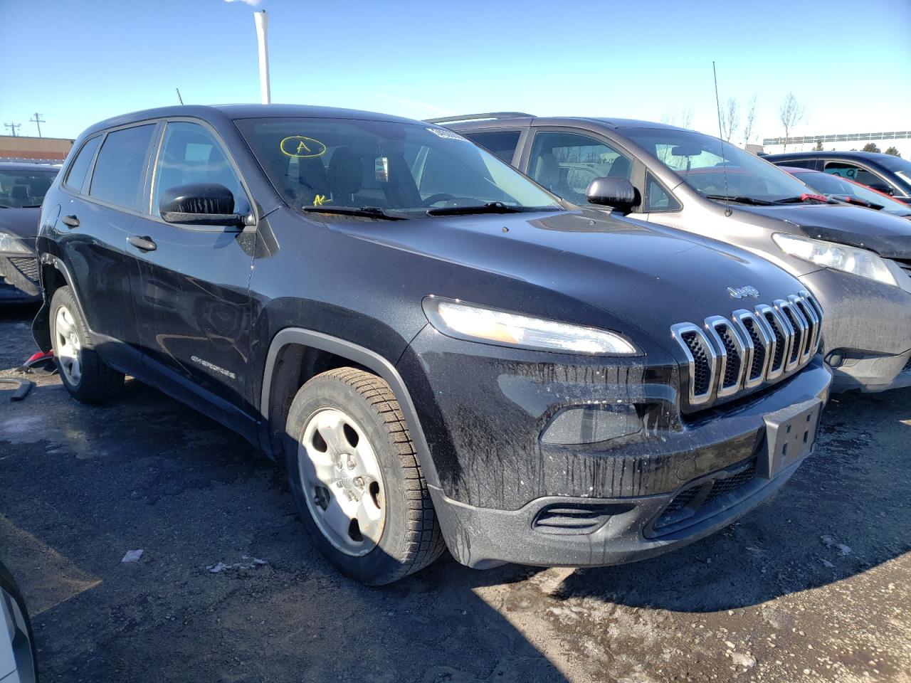 JEEP CHEROKEE S 2014 with VIN 1C4PJLAB4EW302473 - Photo from auction
