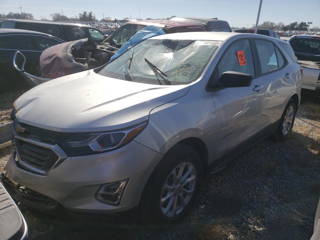 Photo 2 from auction – 2020 CHEVROLET EQUINOX LS with VIN 3GNAXHEV5LS712852