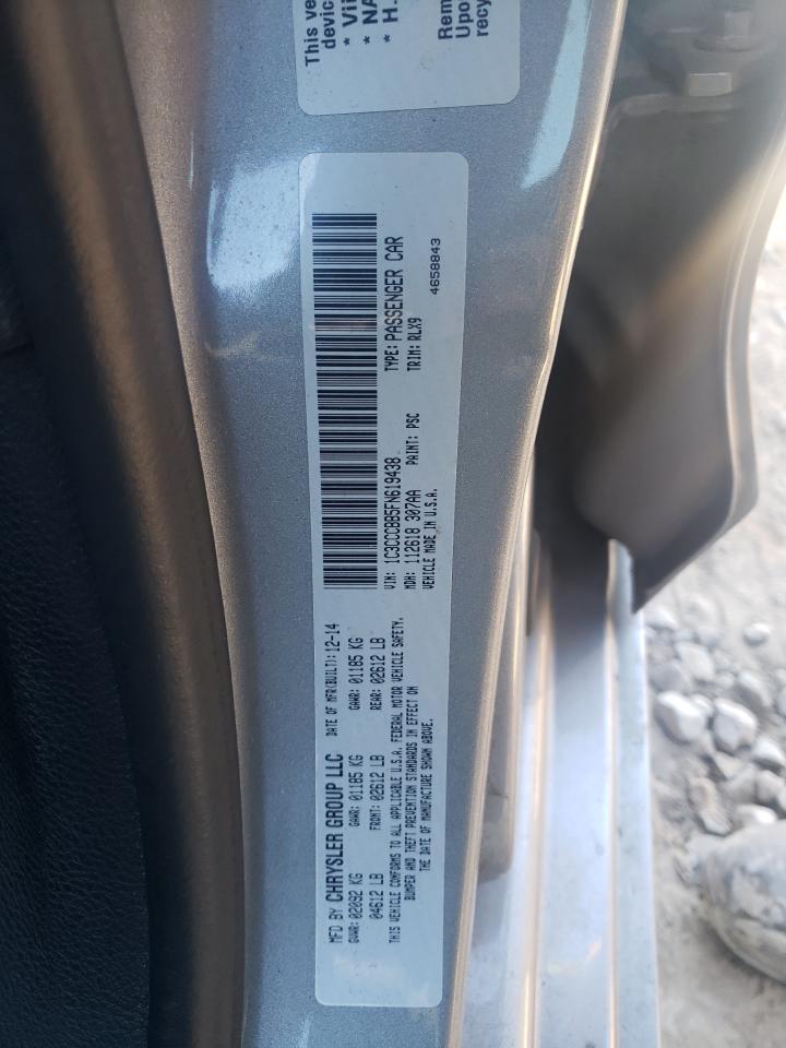 Photo 10 from auction – 2015 CHRYSLER 200 S with VIN 1C3CCCBB5FN619438