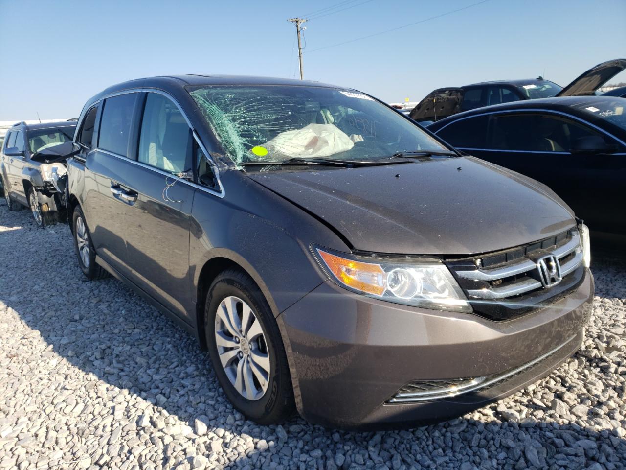 HONDA ODYSSEY EX 2015 with VIN 5FNRL5H60FB058088 - Photo from auction