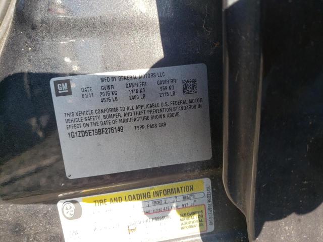 Photo 10 from auction – 2011 CHEVROLET MALIBU 2LT with VIN 1G1ZD5E79BF276149