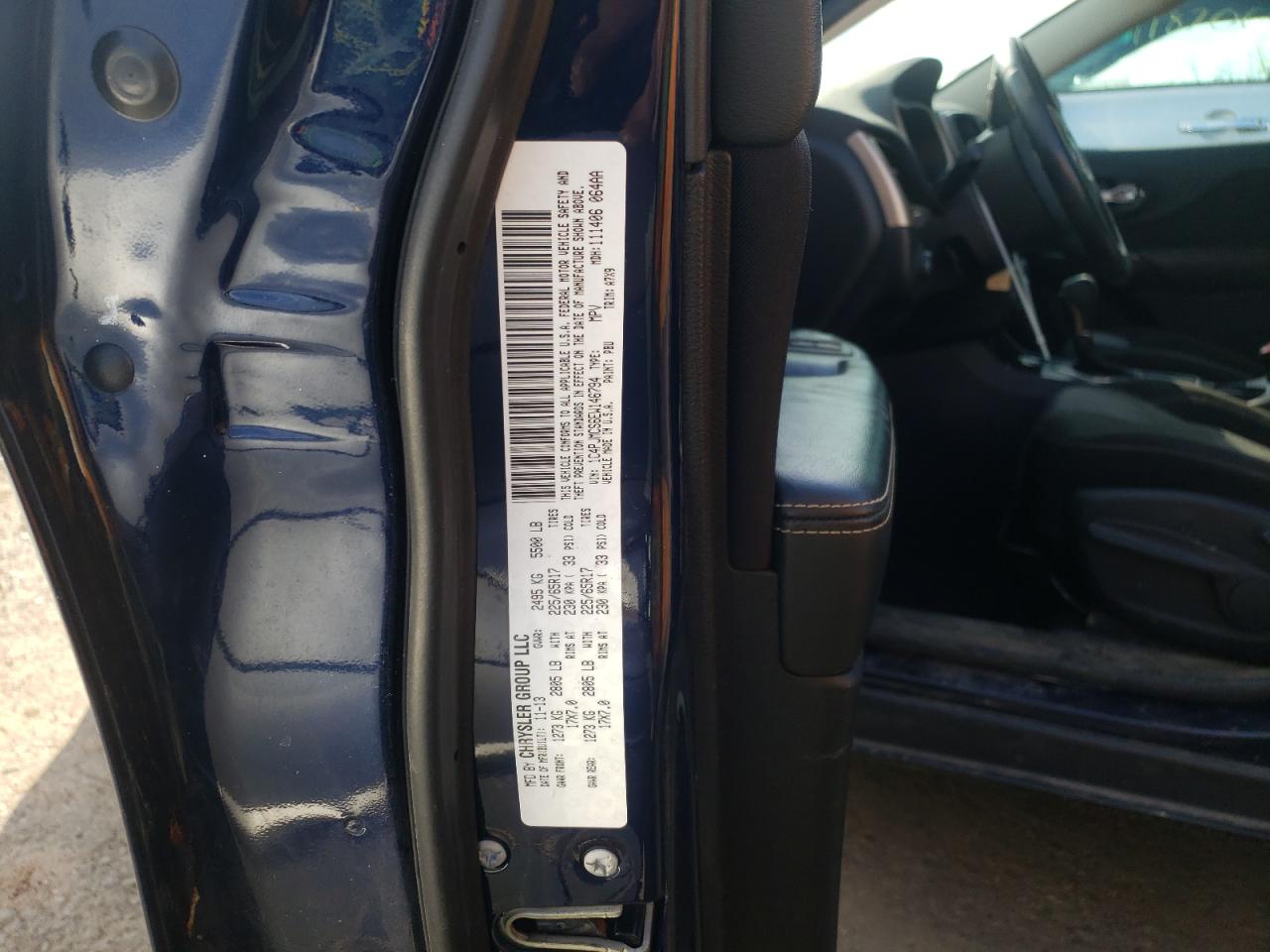 Photo 10 from auction – 2014 JEEP CHEROKEE L with VIN 1C4PJMCS6EW146794