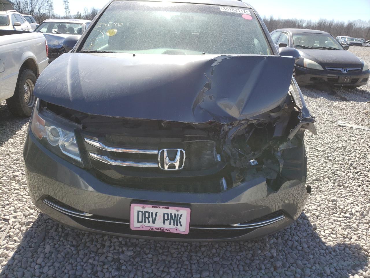 Photo 9 from auction – 2017 HONDA ODYSSEY SE with VIN 5FNRL5H31HB024122