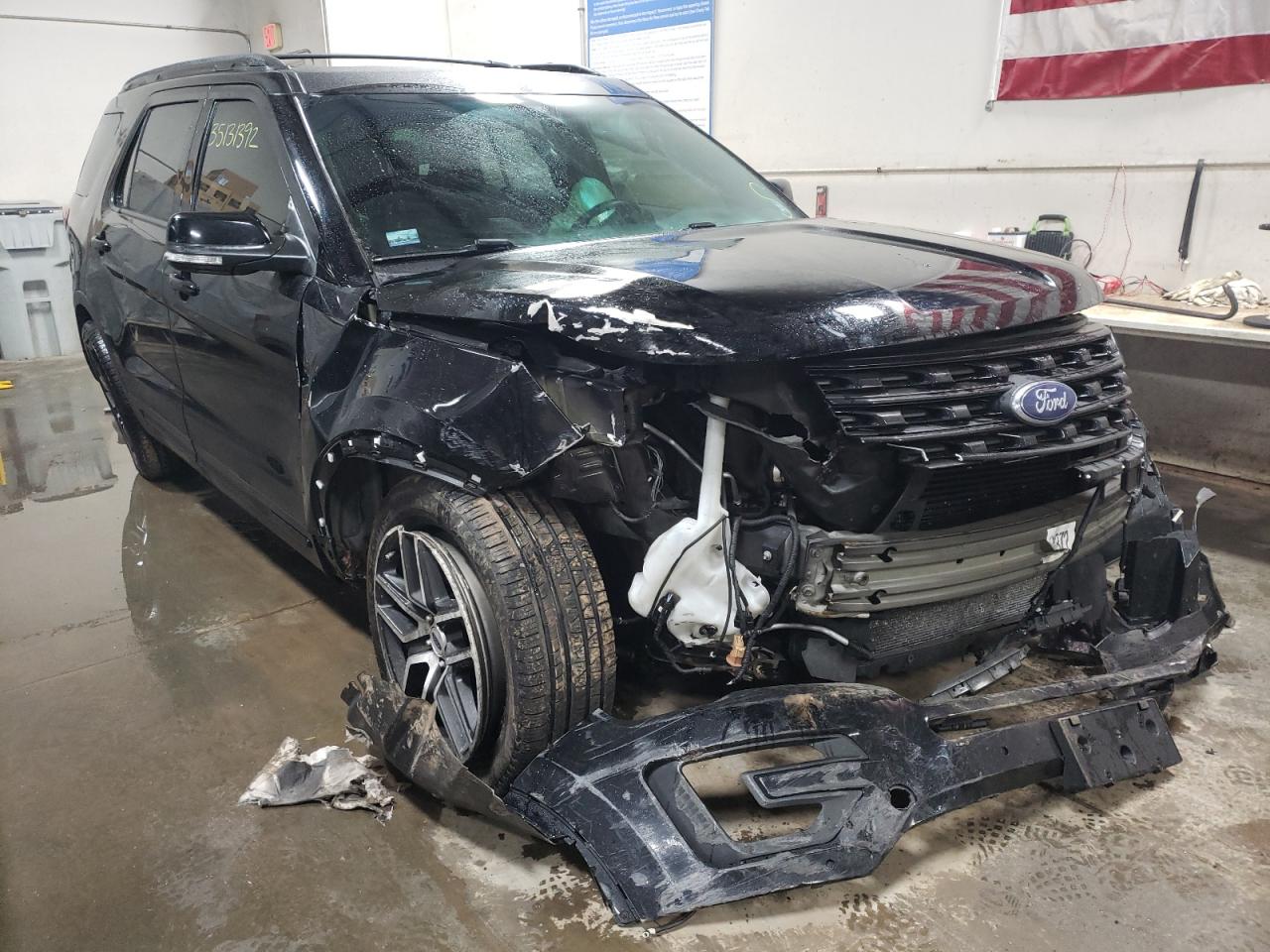 FORD EXPLORER S 2016 with VIN 1FM5K8GT2GGA32363 - Photo from auction