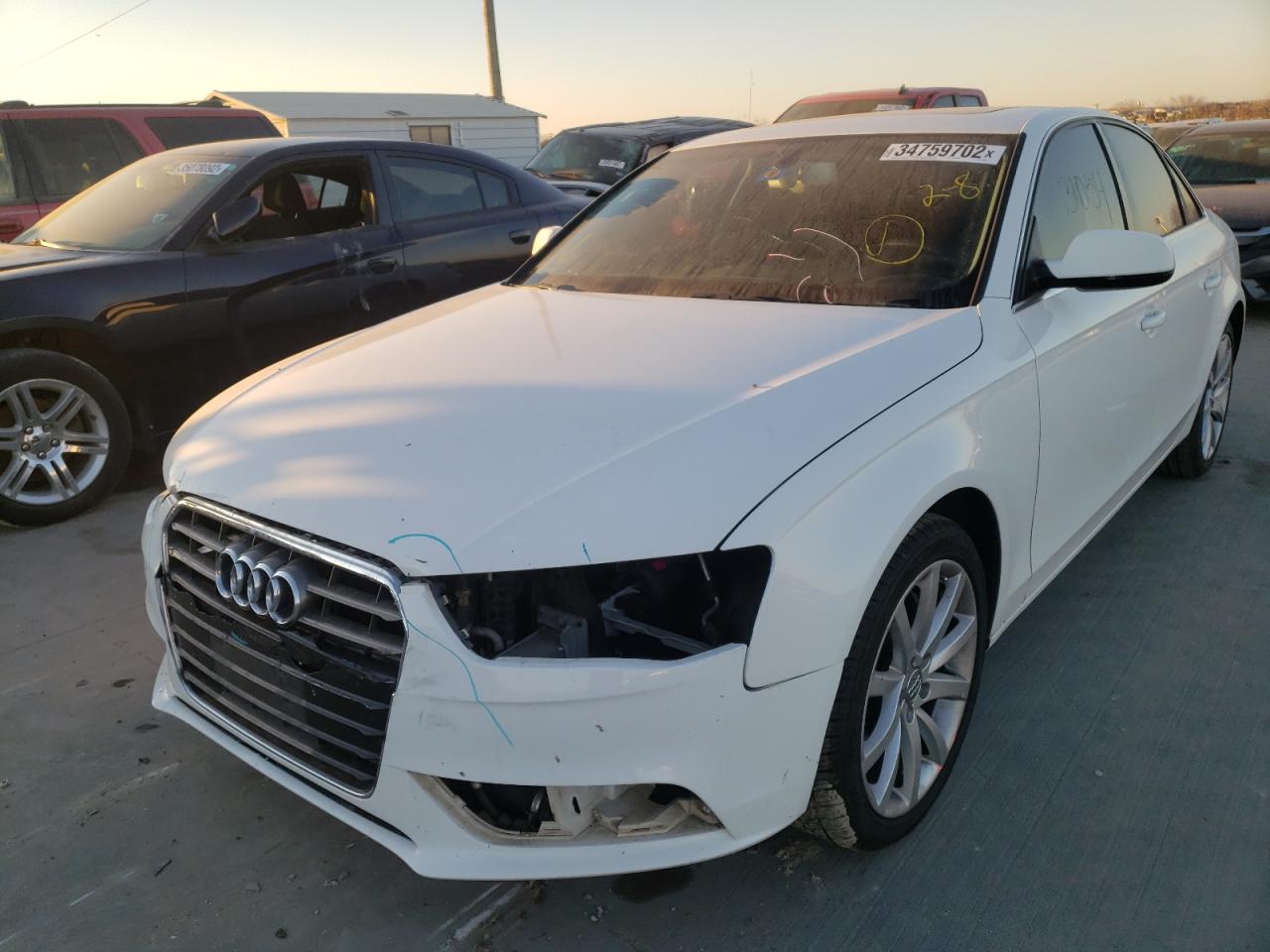 Photo 2 from auction – 2013 AUDI A4 PREMIUM with VIN WAUFFAFL2DN004055