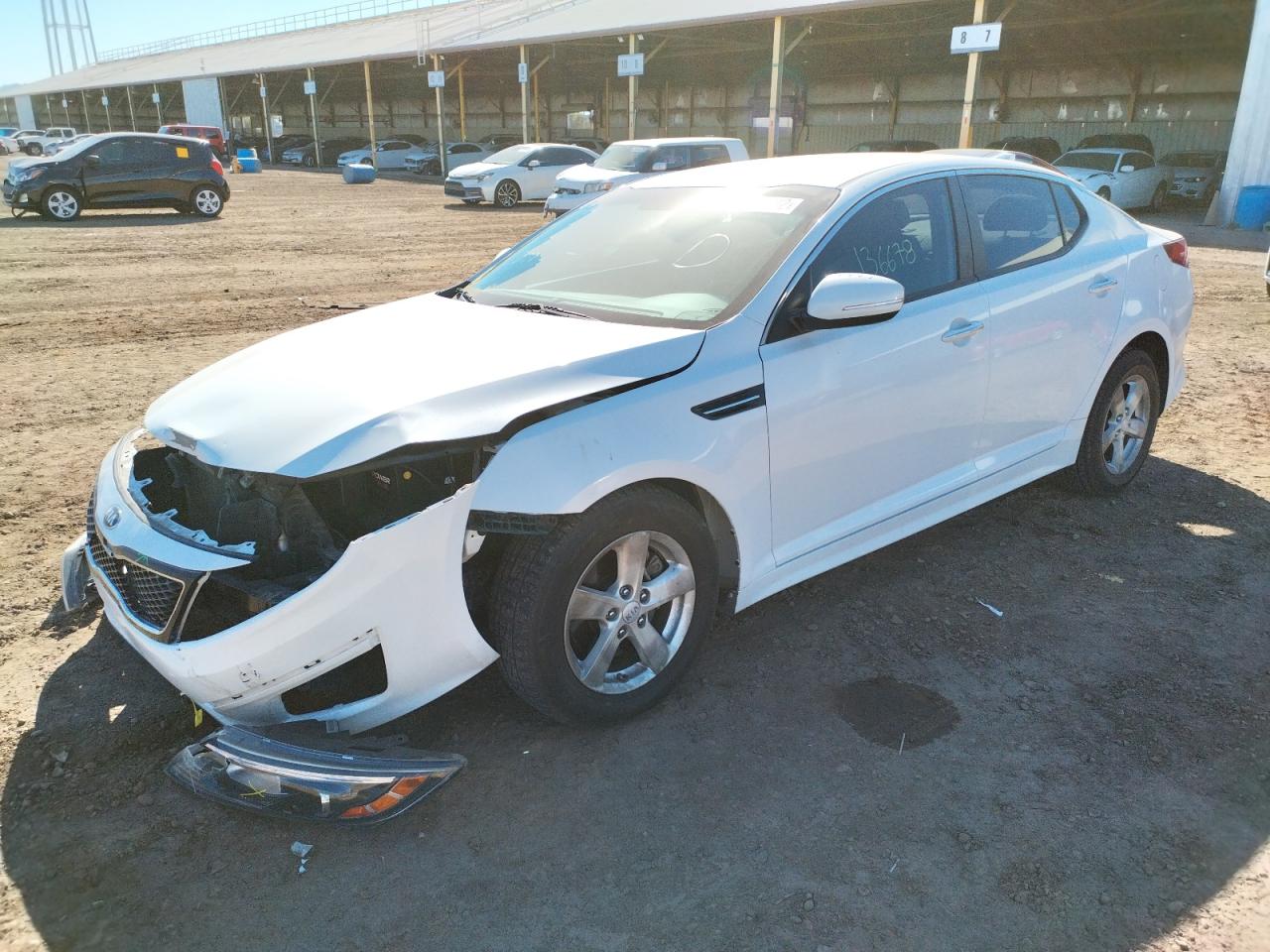 Photo 2 from auction – 2015 KIA OPTIMA LX with VIN KNAGM4A78F5631464