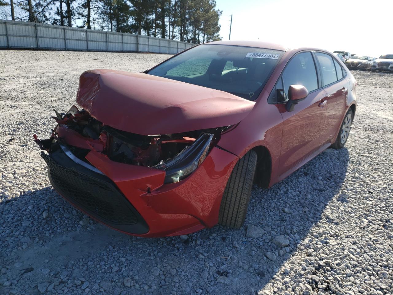 Photo 2 from auction – 2021 TOYOTA COROLLA LE with VIN 5YFEPMAE6MP263379