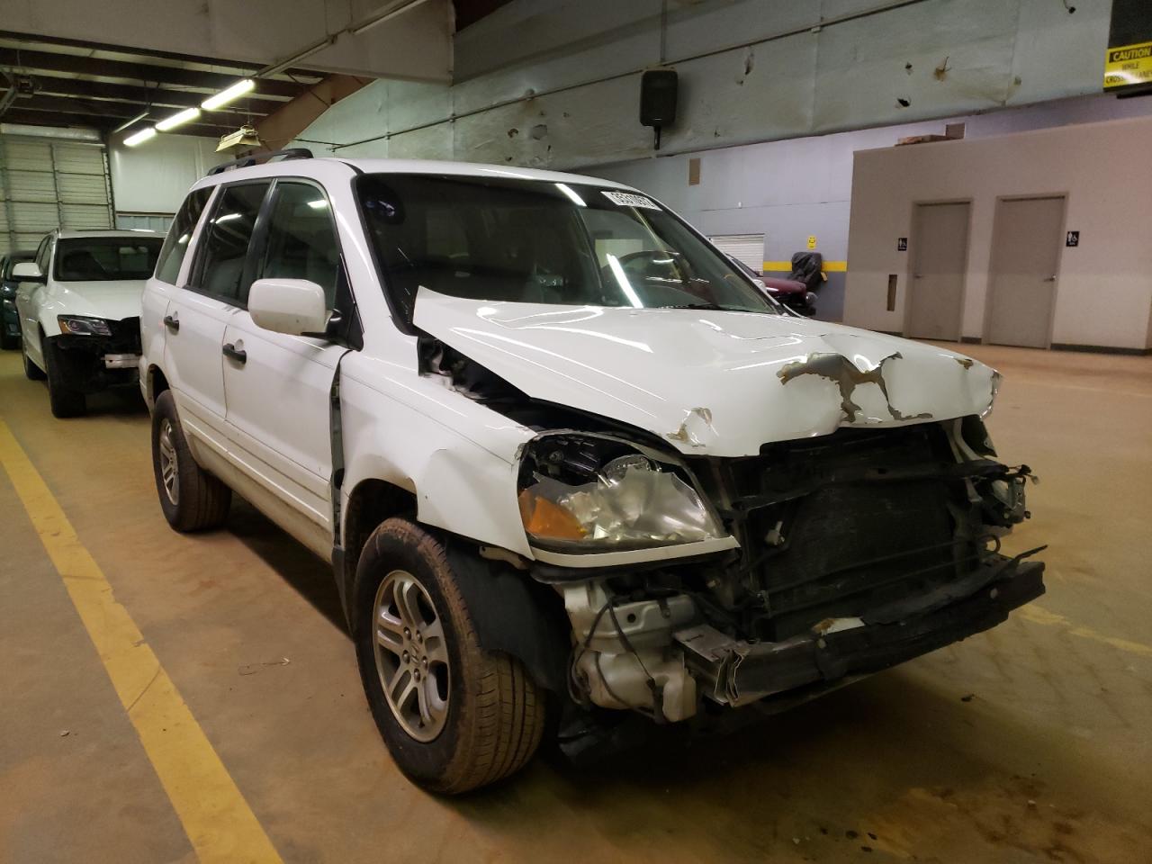 HONDA PILOT EX 2005 with VIN 5FNYF18465B017182 - Photo from auction