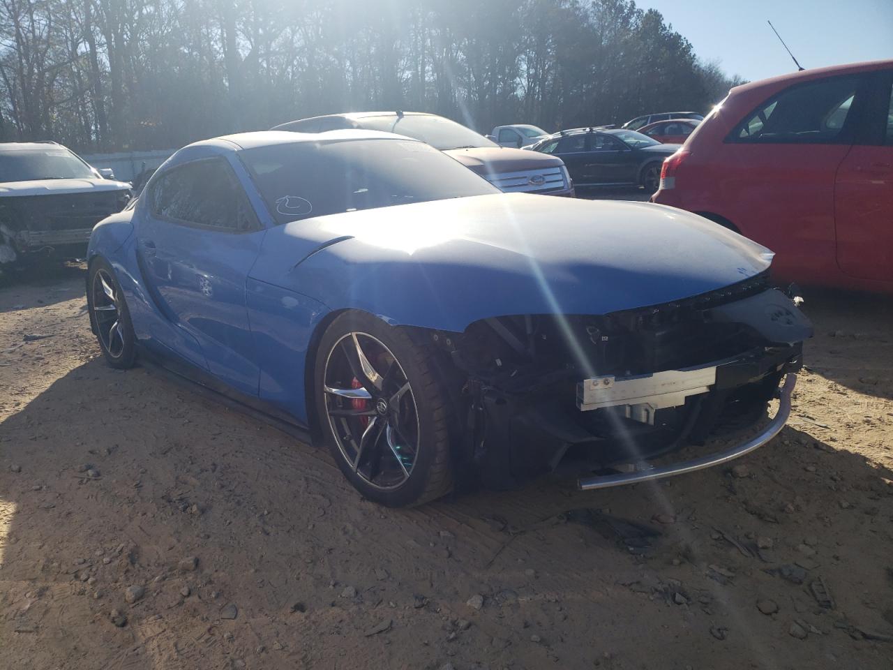 TOYOTA SUPRA BASE 2021 with VIN WZ1DB0C09MW037592 - Photo from auction