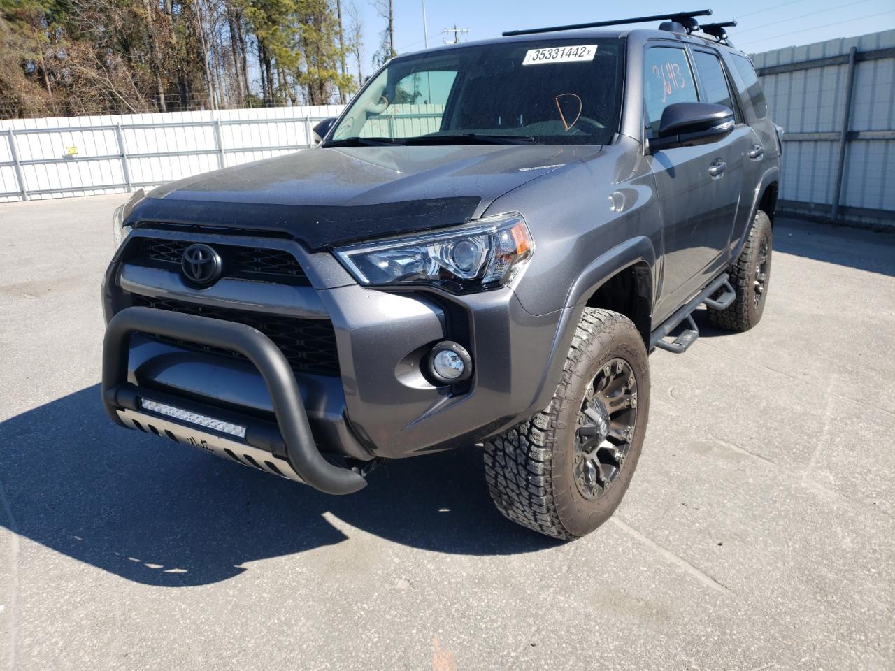 Photo 2 from auction – 2019 TOYOTA 4RUNNER SR with VIN JTEBU5JR5K5713047