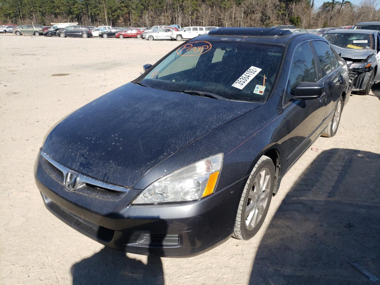 Photo 2 from auction – 2007 HONDA ACCORD EX with VIN 1HGCM66567A001814