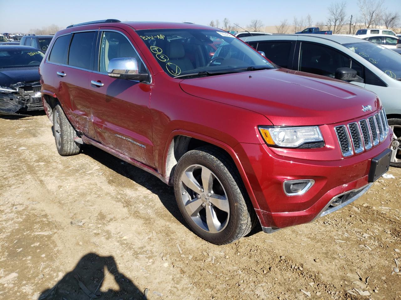 JEEP GRAND CHER 2014 with VIN 1C4RJFCG2EC580258 - Photo from auction