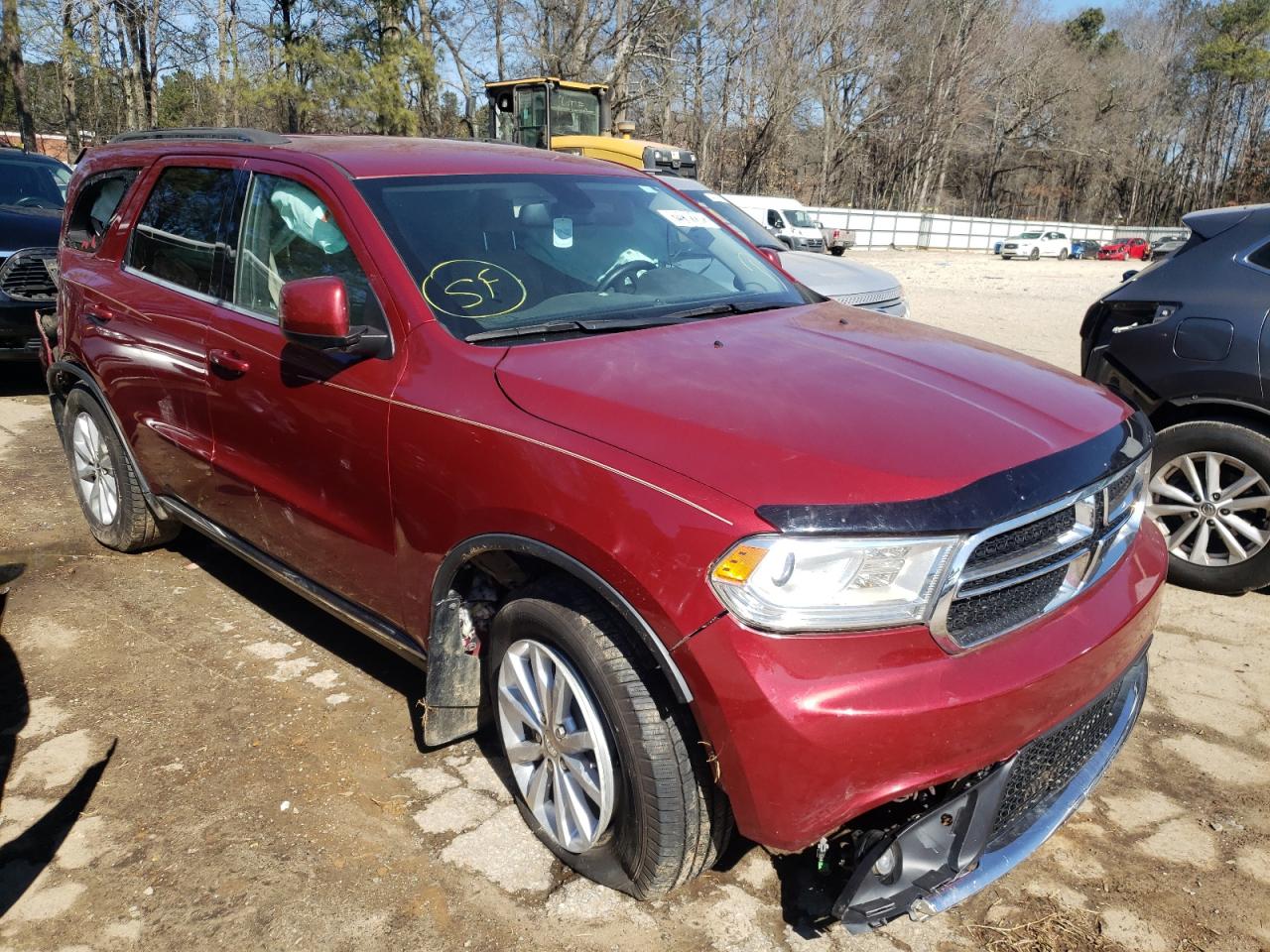 DODGE DURANGO SX 2014 with VIN 1C4RDHAG8EC576298 - Photo from auction