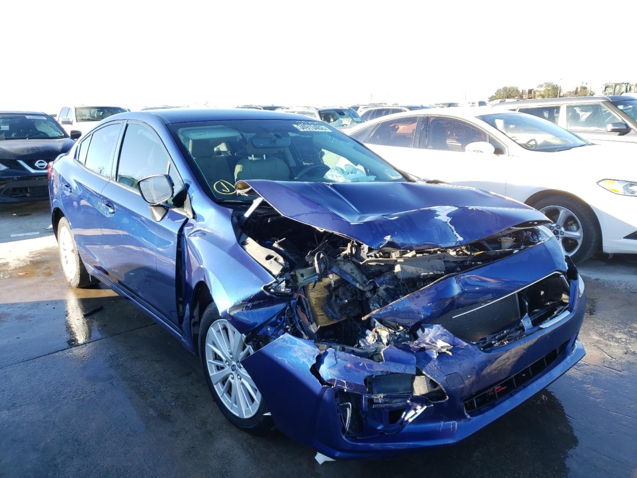 SUBARU IMPREZA PR 2017 with VIN 4S3GKAB66H3615033 - Photo from auction