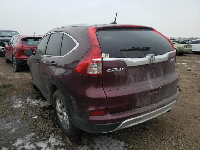 Photo 3 from auction – 2016 HONDA CR-V EXL with VIN 5J6RM4H79GL133556