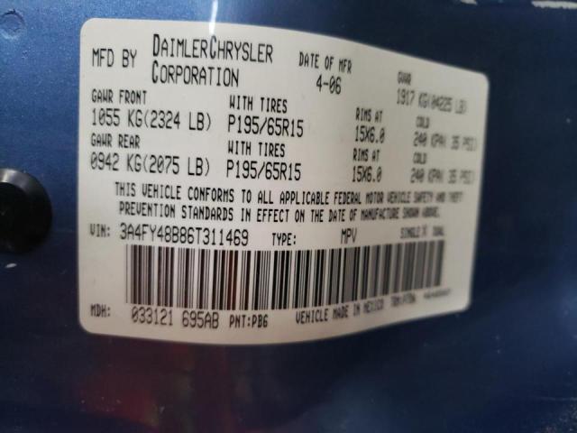 Photo 10 from auction – 2006 CHRYSLER PT CRUISER with VIN 3A4FY48B86T311469