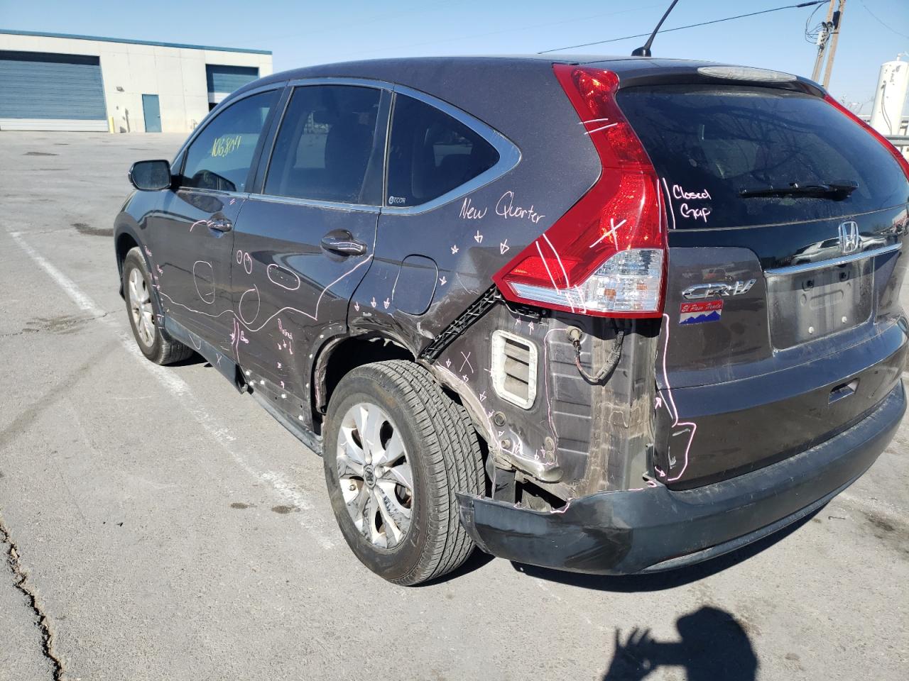 Photo 9 from auction – 2012 HONDA CR-V EX with VIN 3CZRM3H51CG705543