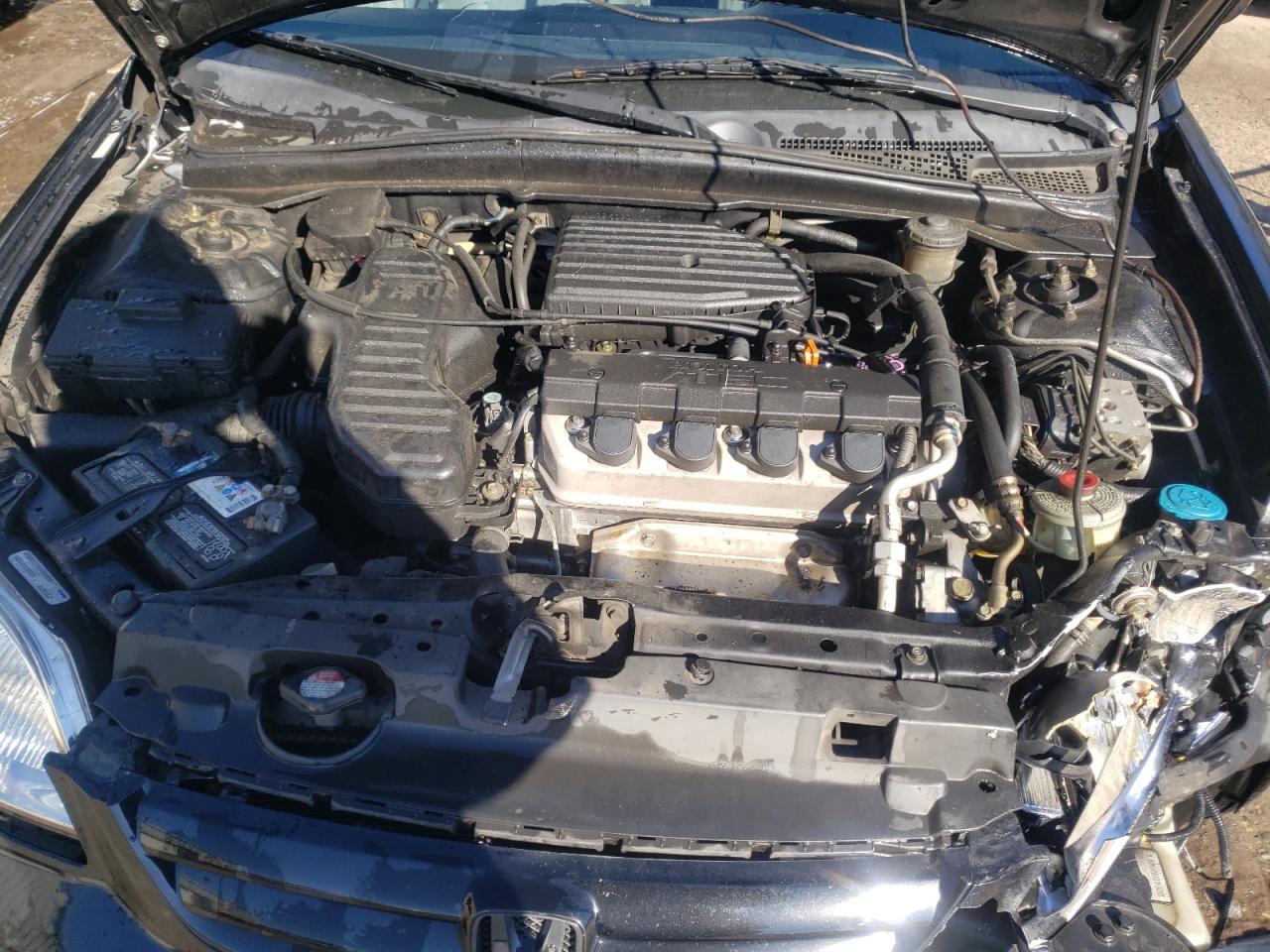 Photo 7 from auction – 2001 HONDA CIVIC EX with VIN 1HGES267X1L054097