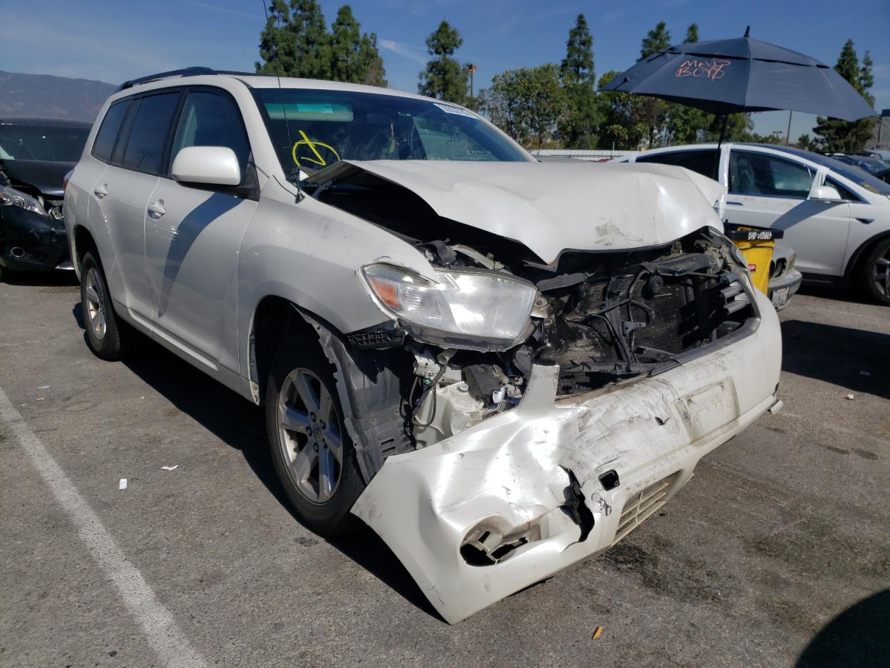 TOYOTA HIGHLANDER 2010 with VIN 5TDZK3EH3AS017293 - Photo from auction