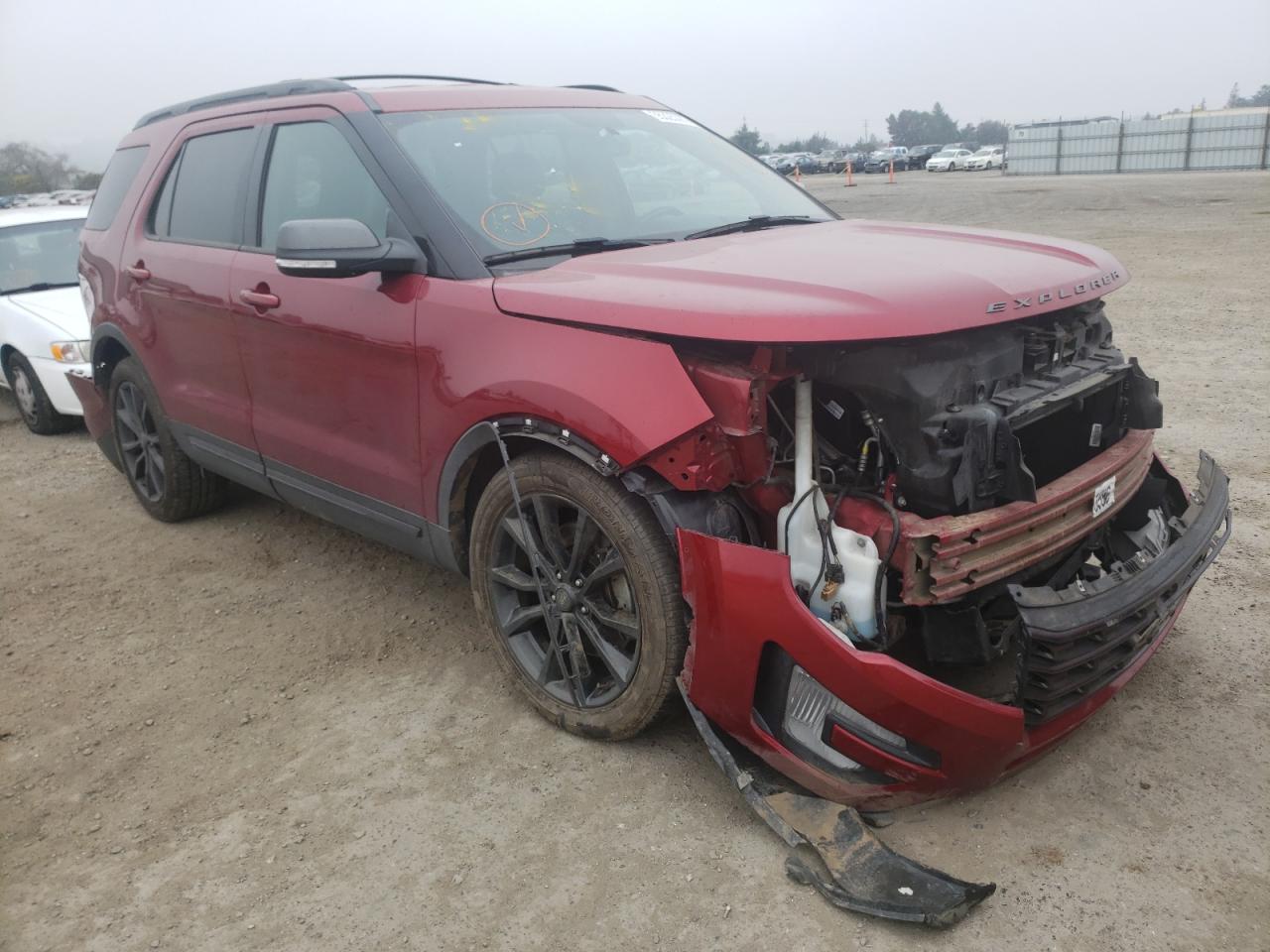 FORD EXPLORER X 2017 with VIN 1FM5K7D82HGC13393 - Photo from auction