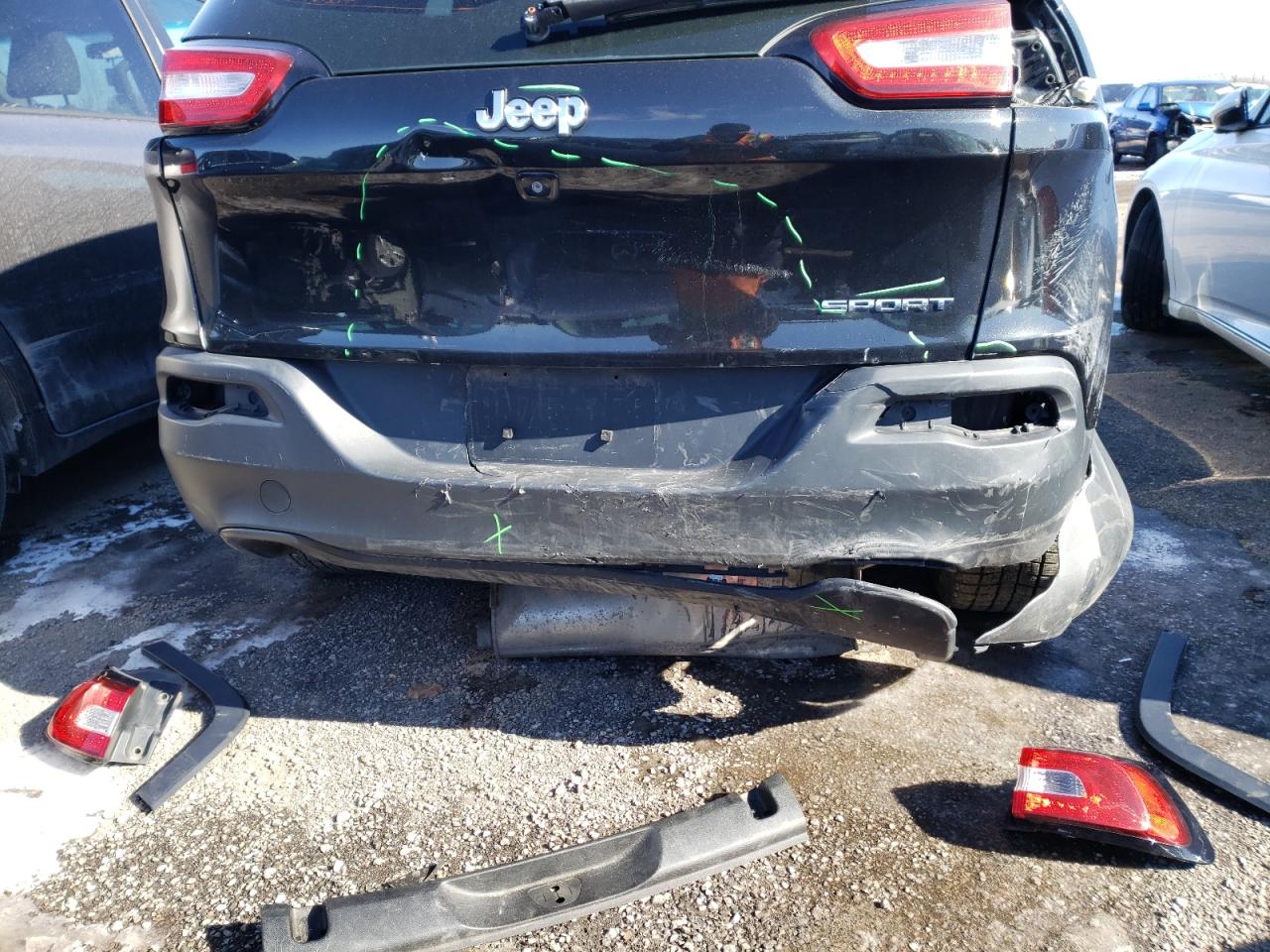 Photo 9 from auction – 2014 JEEP CHEROKEE S with VIN 1C4PJLAB4EW302473