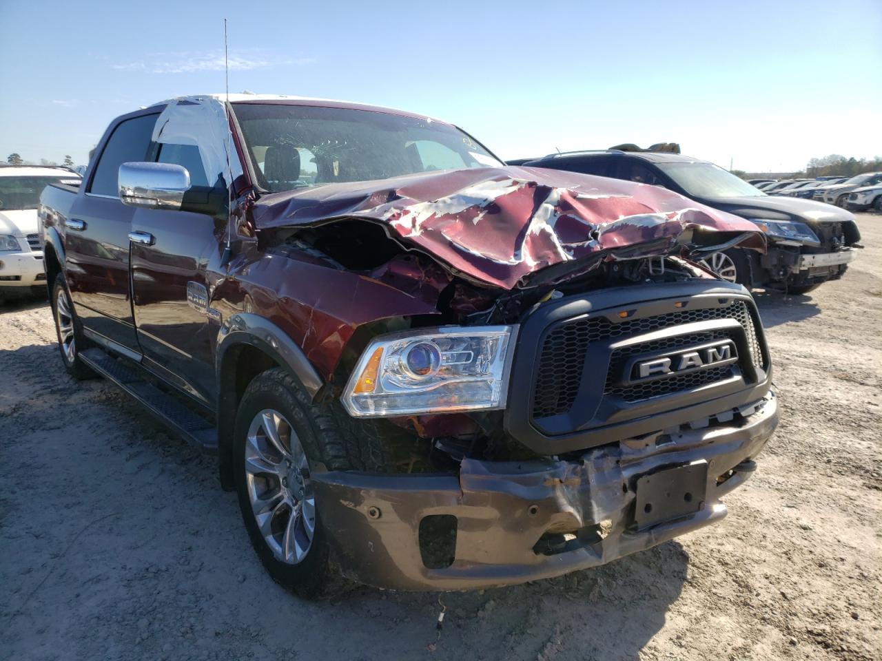 RAM 1500 LONGH 2017 with VIN 1C6RR7PT1HS854881 - Photo from auction