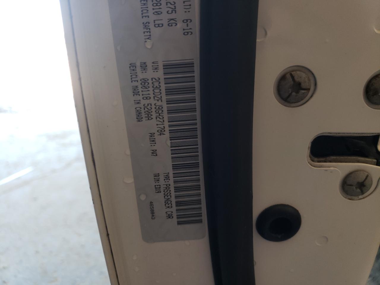 Photo 10 from auction – 2016 DODGE CHALLENGER with VIN 2C3CDZFJ9GH271784