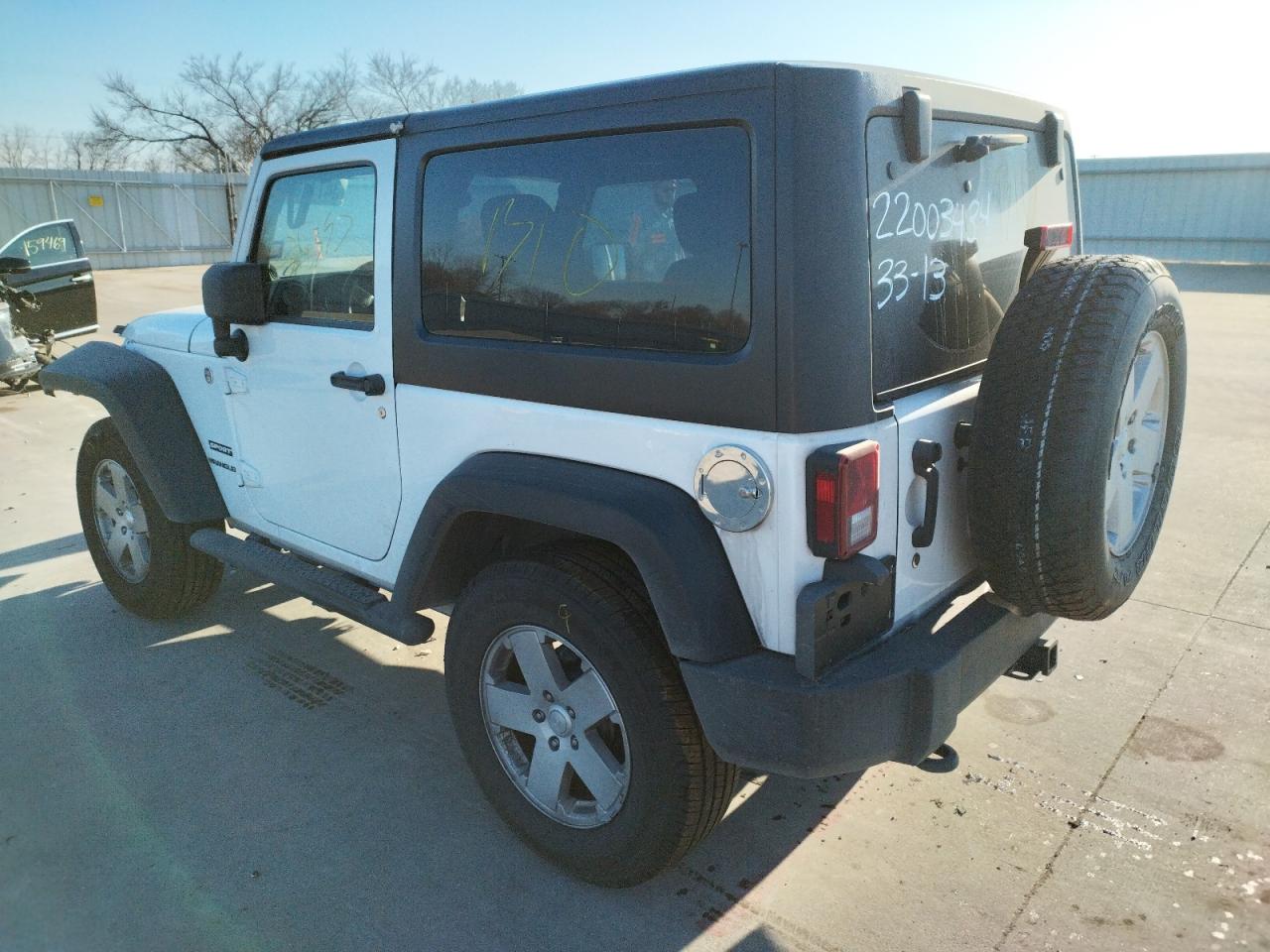 Photo 3 from auction – 2012 JEEP WRANGLER S with VIN 1C4AJWAG7CL267459