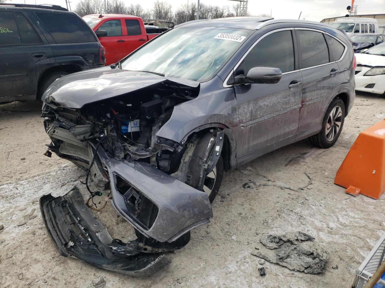Photo 2 from auction – 2016 HONDA CR-V TOURI with VIN 5J6RM4H92GL060189
