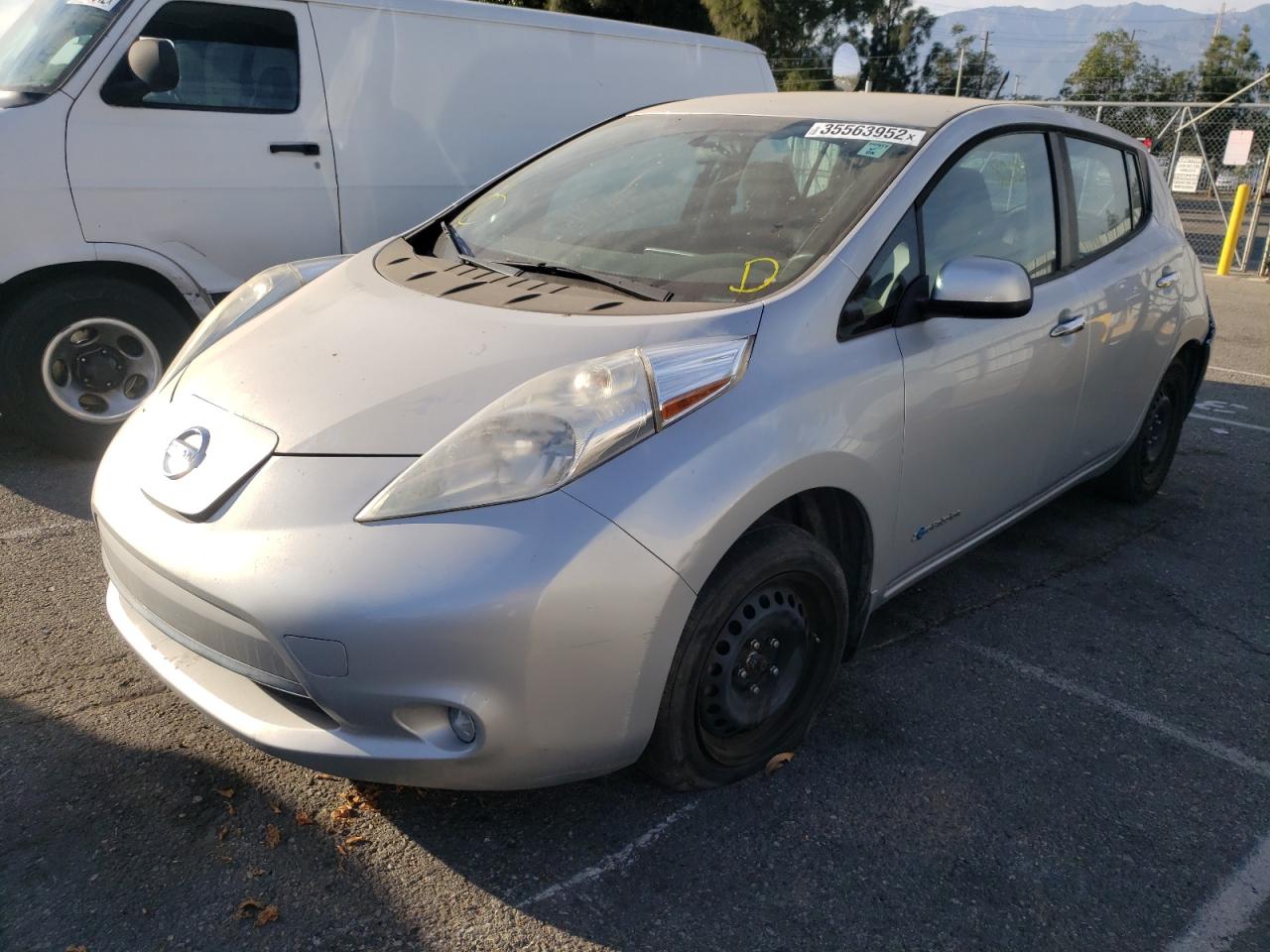 Photo 2 from auction – 2014 NISSAN LEAF S with VIN 1N4AZ0CP0EC331708