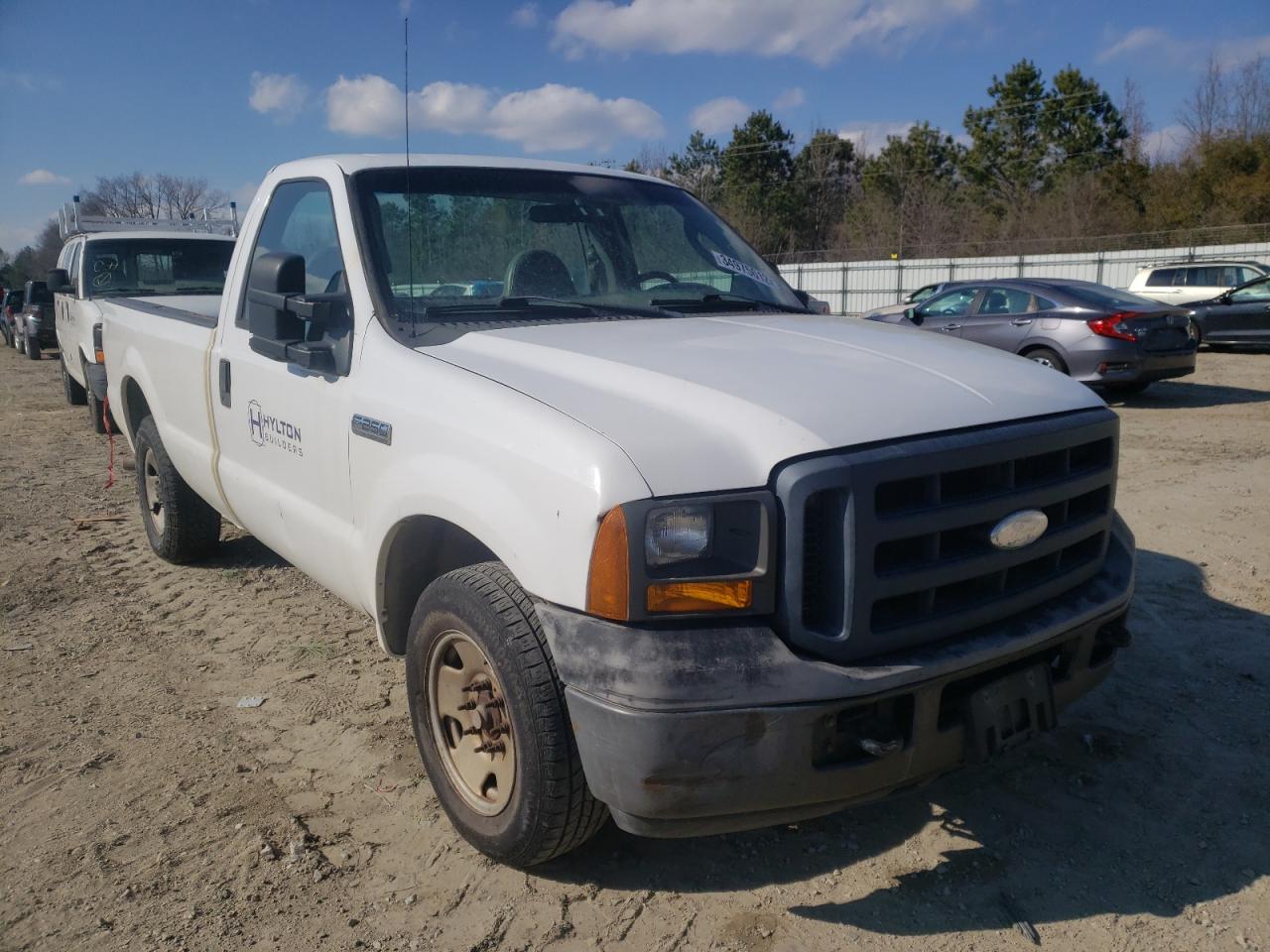 FORD F250 SUPER 2006 with VIN 1FTNF20536EA74441 - Photo from auction