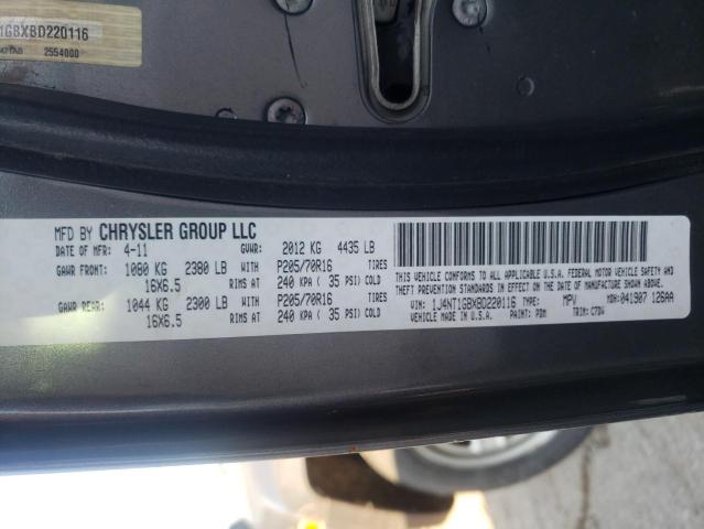 Photo 10 from auction – 2011 JEEP PATRIOT SP with VIN 1J4NT1GBXBD220116