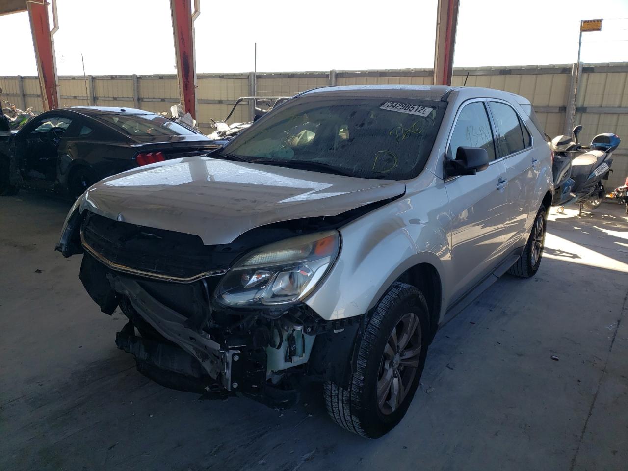Photo 2 from auction – 2016 CHEVROLET EQUINOX LS with VIN 2GNALBEK6G1113605